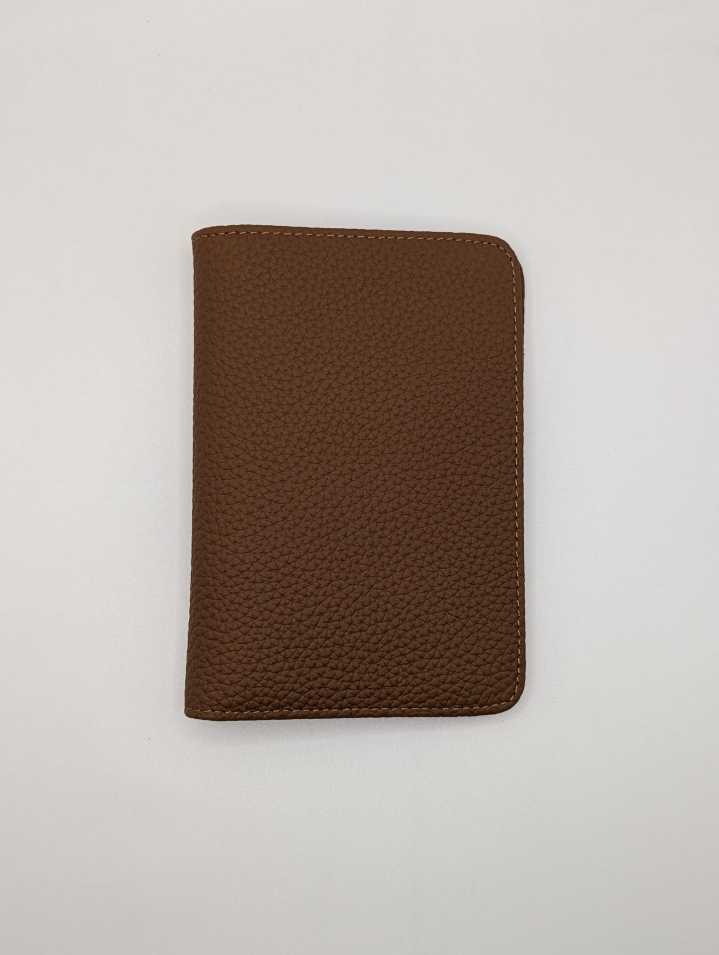 Vegan Leather Long Wallet - Navy Blue