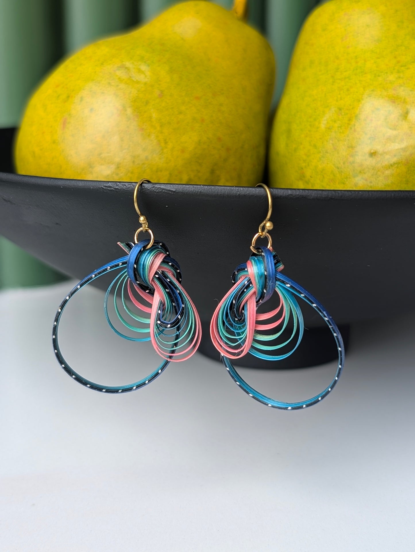 Ocean Swirl Boho Earrings