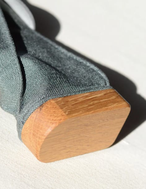 Charcoal/Mix Gray Wood Base Standing Case